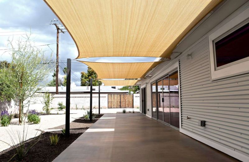 طراحی پوشش سقف تراس گاردن